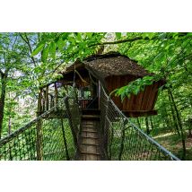 Wonderbox Séjour en cabane à 1 heure de Vesoul - Idée cadeau Une nuit en cabane "Lov'Nid" ou "Bulle de fées", Un petit déjeuner