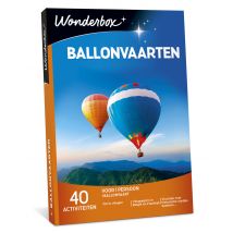 Wonderbox Ballonvaarten - Geschenkideeën voor 1 persoon - 40 ballonvaarten om uit te kiezen