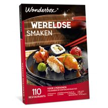 Wonderbox Wereldse smaken - Geschenkideeën voor 2 personen - 110 unieke restaurants