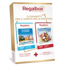 Wonderbox Soggiorno di charme + Delizie del palato - Cofanetti regalo 1 soggiorno + 1 degustazione Per 2 persone A scelta tra più di 2000 soggiorni e 