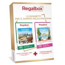 Wonderbox Soggiorno con cena + Spa e relax per 2 - Cofanetti regalo 1 soggiorno con gusto + 1 esperienza benessere Per 2 persone A scelta tra più di 