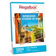 Wonderbox Weekend da vivere in due - Cofanetti regalo 1 notte Per 2 persone 1200 soggiorni - Idee Regalo di Compleanno