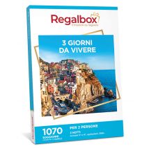 Wonderbox 3 giorni da vivere - Cofanetti regalo 2 notti Per 2 persone 1070 soggiorni - Idee Regalo di Compleanno