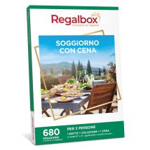 Wonderbox Soggiorno con cena - Cofanetti regalo 1 notte + cena + colazione Per 2 persone 680 esperienze - Idee Regalo di Compleanno