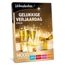 Wonderbox Gelukkige verjaardag - Magie - Geschenkideeën voor 1 of 2 personen - 14 000 keuzes: unieke verblijven, diners, massages en belevenissen