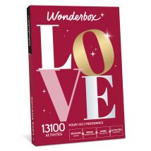 Wonderbox LOVE Émotion - Coffret Cadeau multithematic Idée cadeau 1 activité sport, gastronomie, bien-être ou séjour pour lui dire "je t'aime" pour 1 