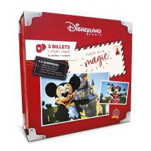 Ticketbox - Idée Cadeau - Disneyland Paris en Famille 1 jour / 1 parc - Pour 3 personnes (2 adultes et 1 enfant) - Séjour & week-end