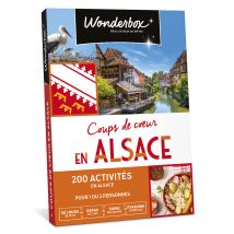 Wonderbox Coup de Coeur en Alsace - Coffret Cadeau Beauté & bien-être - Idée cadeau pour 1 ou 2 personnes