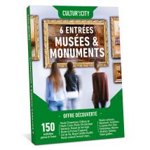 CITC by Wonderbox - Idée Cadeau - Musées et Monuments Découverte - 6 Entrées - Musées, monuments, maisons d'artistes, centres d'art