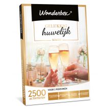 Wonderbox Gelukkig huwelijk - Magie - Geschenkideeën een activiteit voor tortelduifjes voor 2 personen keuze uit betoverende verblijven, sterrendiners