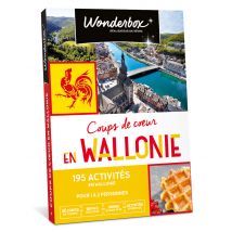 Wonderbox Coups de coeur en Wallonie - Coffret Cadeau multithematic Idée cadeau une activité ou un séjour en wallonie pour 1 ou 2 personnes 195 choix
