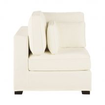 Angolo per divano componibile avorio - Modello Contemporaneo - Bianco - - Polyester - Maisons du Monde