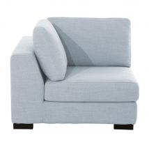 Angolo per divano componibile blu ghiaccio - Modello Contemporaneo - - Tessuto - Maisons du Monde
