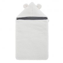 Babyschlafsack (0-6 Monate) aus weißem Bouclé Zertifizierter Oeko-Tex Kinder Maisons du Monde