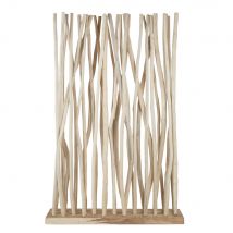 Biombo Em Teca Castanha estilo beira-mar - Castanho Madeira - Maisons Du Monde
