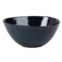 Blue Stoneware Salad Bowl D26 sea side style - Blue - Earthenware - Christmas decoration - Maisons Du Monde