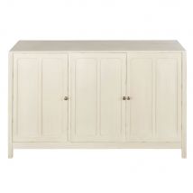 Buffet 3 portes blanc cassé style campagne Bois - Maisons Du Monde