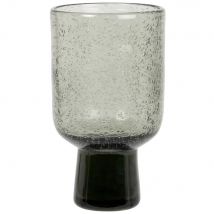 Calice in vetro con bolle grigio antracite 33 cl - Modello Esotico - Maisons du Monde