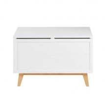 Cassapanca vintage bianca - Bianco - - Pannello truciolato - Maisons du Monde
