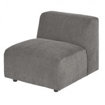 Chauffeuse per divano componibile grigio - Modello Contemporaneo - Polyester - Maisons du Monde