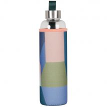 Clear glass bottle in purple, pink and blue 70cl contemporary style - Multicolour , - Maisons Du Monde