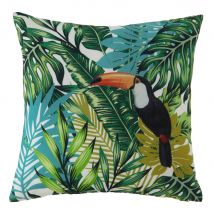 Cuscino da esterno stampa tropicale multicolore 45x45 cm - Modello Esotico - Polyester - Maisons du Monde