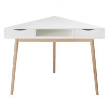 Eckschreibtisch weiß im Vintage-Stil Stil vintage Maisons du Monde