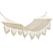 Ecru hand-woven hammock exotic style - Beige - Pvc And Synthetic - Maisons Du Monde