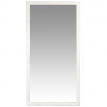 Espelho De Toucador Branco E Cinza 90x180 estilo clássico chique - Madeira - Maisons Du Monde