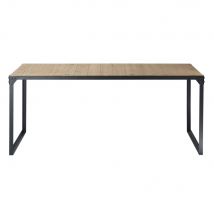 Esstisch im Industrial-Stil aus Tannenholz und Metall, 8 Personen, L180 Stil industrial Maisons du Monde
