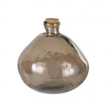 Flakon aus braunem Glas, H33cm exotic Stil - Taupe - Glas - - Maisons Du Monde