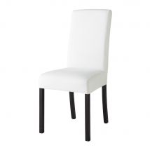Fodera color avorio in cotone per sedia, compatibile con la sedia MARGAUX - Modello Classico chic - Bianco - Certificato Oeko-Tex - Maisons du Monde