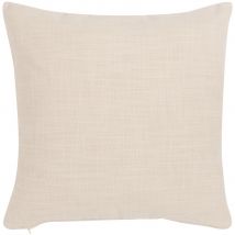 Fodera per cuscino in cotone tramato beige 40x40 cm - Modello In riva al mare - Maisons du Monde
