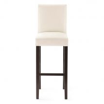 Fodera per sedia da bar in cotone avorio, compatibile con la sedia da bar MARGAUX - Modello Classico chic - Bianco - Certificato Oeko-Tex - Maisons du