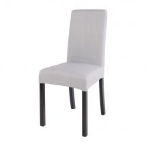 Forro Para Cadeira De Algodão Cinzento 41x70 estilo contemporâneo Certificação Oeko-Tex - Maisons Du Monde