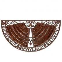 Fußabtreter aus Schmiedeeisen und Kokosnuss-Faser, 37 x 70 cm, braun Stil landhaus Maisons du Monde
