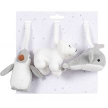 Hängespielzeug Für Babys Tiere, Weiß Und Grau - Polyester - Baby Festliche Dekoration - Maisons Du Monde