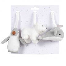 Hängespielzeug für Babys Tiere, weiß und grau Baby Maisons du Monde