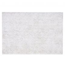 Hochflor Teppich aus Stoff, 140 x 200 cm, ecru Stilmodern Weiß Zertifizierter Oeko-Tex Gewebe Maisons du Monde