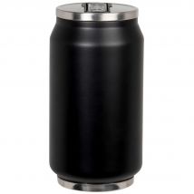Insulated can with black and ecru print contemporary style - White - Iron - Maisons Du Monde