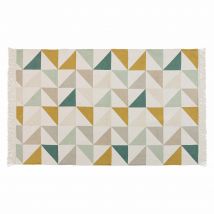 Katoenen tapijt met veelkleurige grafische patronen, 120x180 Katoen - Kind - Maisons Du Monde