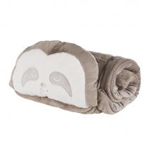 Kinderschlafsack Faultier, kastanienbraun und gebrochen weiß Stil modern Weiß Kinder Maisons du Monde