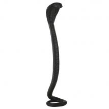 Kobra-Figur aus schwarzem Kunstharz, H149cm exotic Stil - Maisons Du Monde