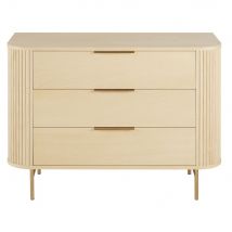 Kommode mit 3 Schubladen Stil classic chic Beige Maisons du monde