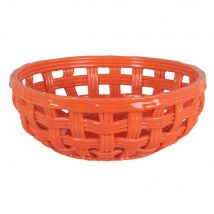 Korb aus roter Keramik Stil modern Orange Keramik Maisons du monde