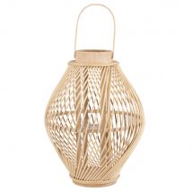 Lanterna in bambù e vetro - Modello Esotico - Beige - - Maisons du Monde