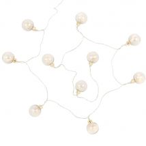 Leuchtende Girlande, 10 LED-Lampen, L250cm Stil landhaus Transparent Maisons du monde