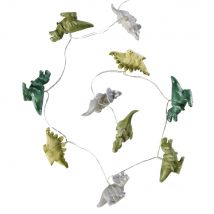 Leuchtgirlande Dinosaurier mit 10 LEDs L136 Stil - Grün - Pvc Und Synthetik - Kinder - Maisons Du Monde