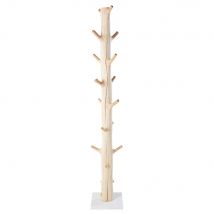 Mangosteen Tree Trunk Coat Stand sea side style - White Wood - Maisons Du Monde