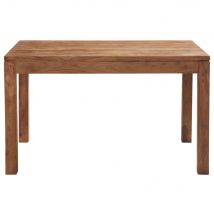 Massief sheeshamhouten eettafel 6 personen L130 stijl - hedendaags - Kastanjebruin - Maisons Du Monde